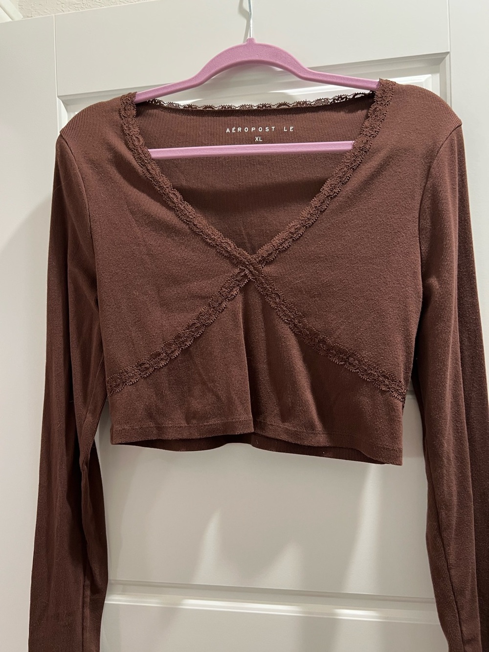 Aeropostale Cropped Long Sleeve